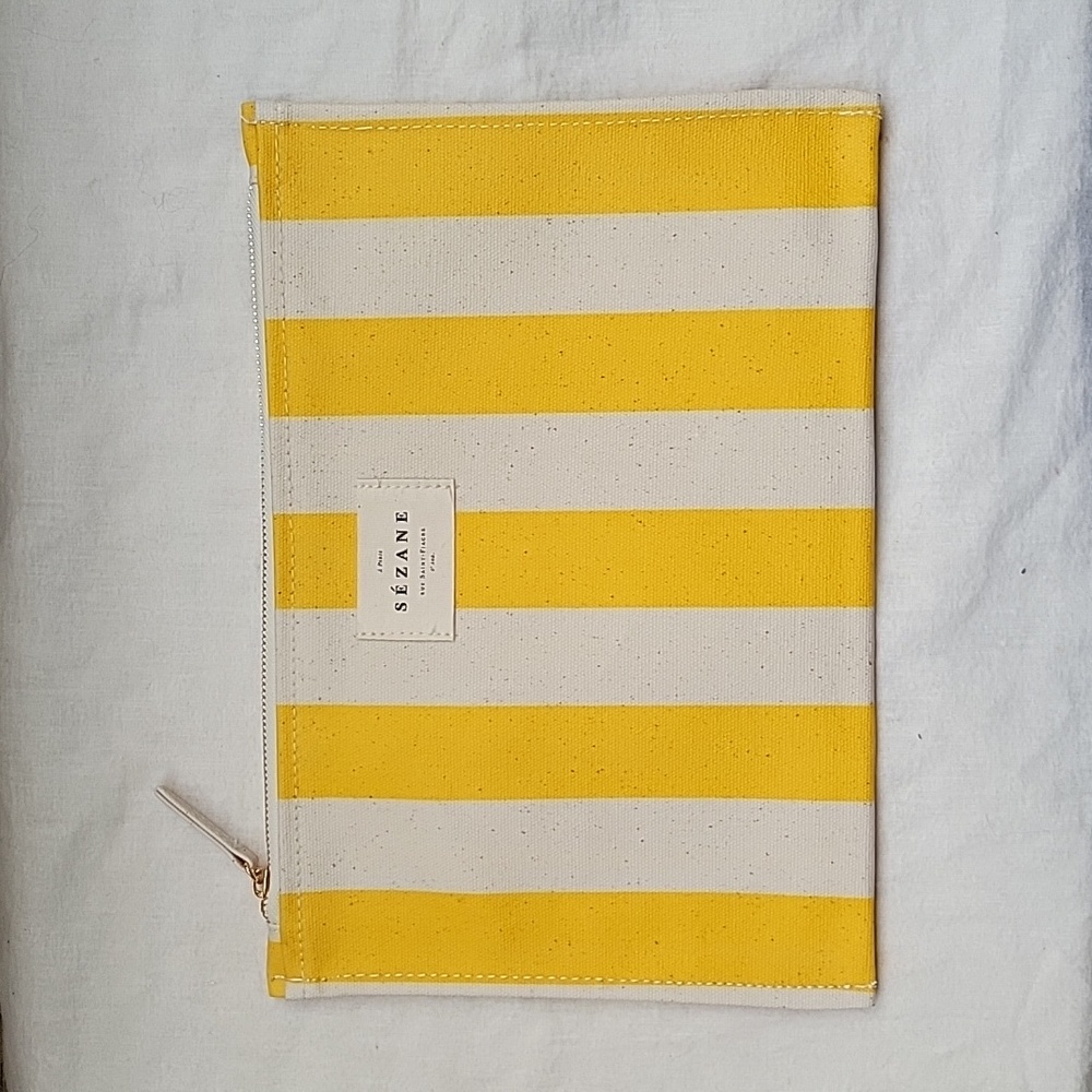 Sezane Canvas Flat Pouch